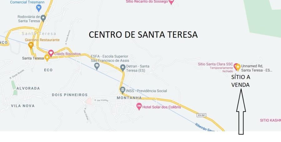 S�tio - Venda - Zona Rural - Santa Teresa - ES